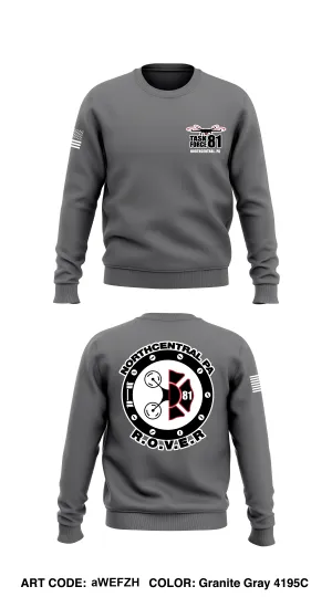 Task force 81 Core Men's Crewneck Performance Sweatshirt - aWEFZH