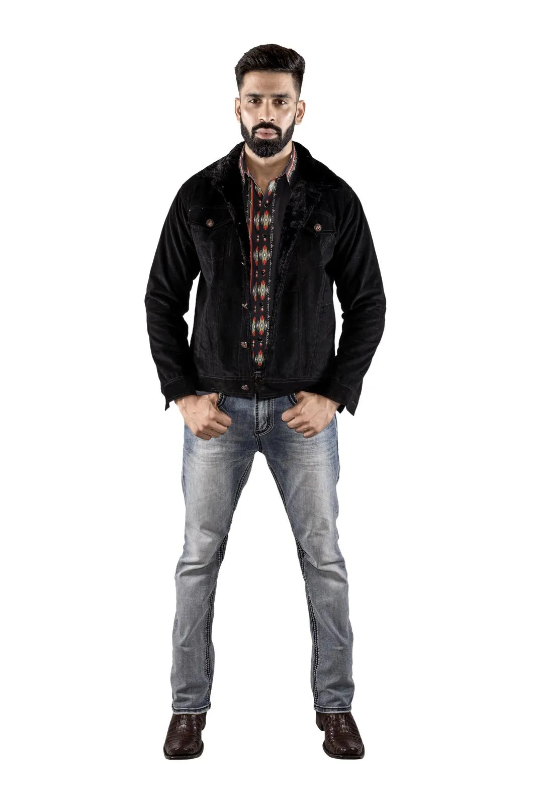 The American West Black Cordurdy Jacket