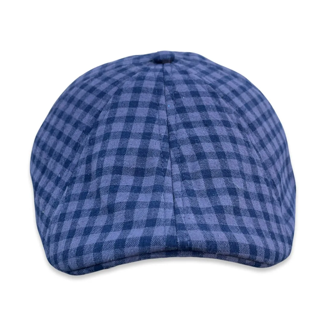 The Stand Boston Scally Cap - Blue Harvest Plaid