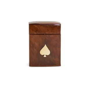 The Turf Club Playing Card Set in Hand-Crafted Wooden Box