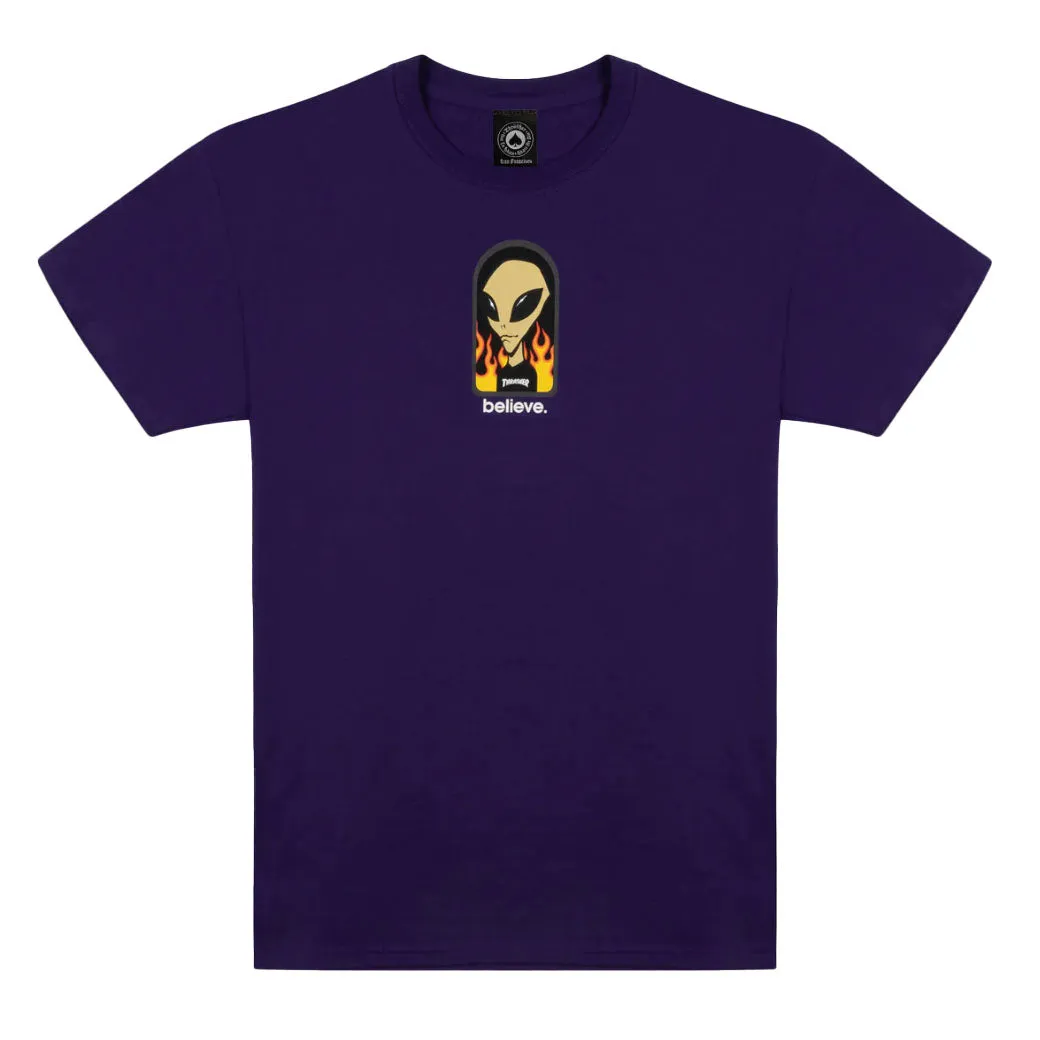 THRASHER X AWS - BELIEVE T-SHIRT