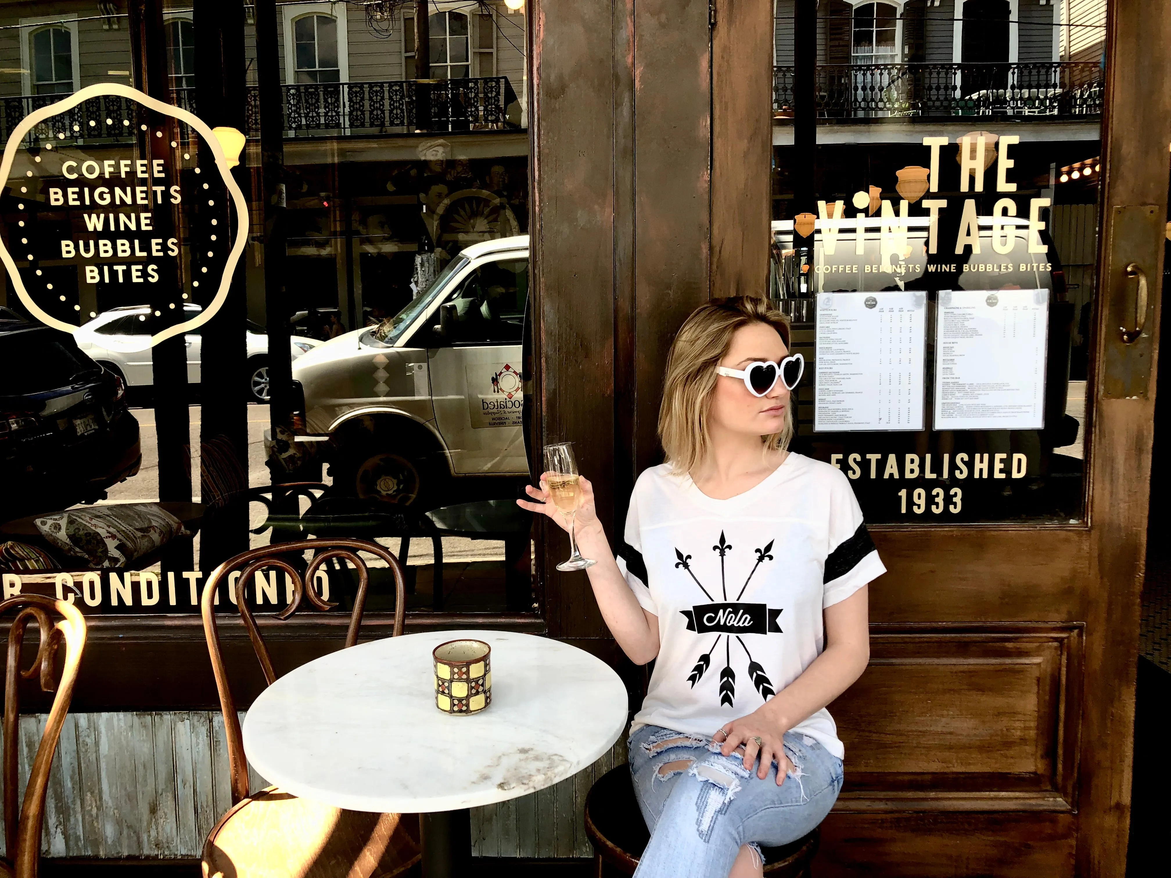 Triple NOLA Arrows, Powder Puff Eco-Jersey T-Shirt
