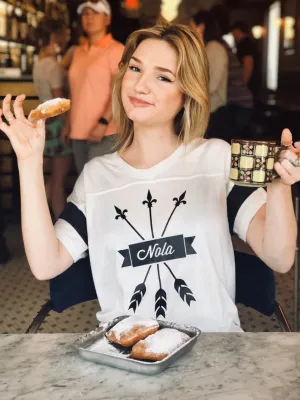 Triple NOLA Arrows, Powder Puff Eco-Jersey T-Shirt