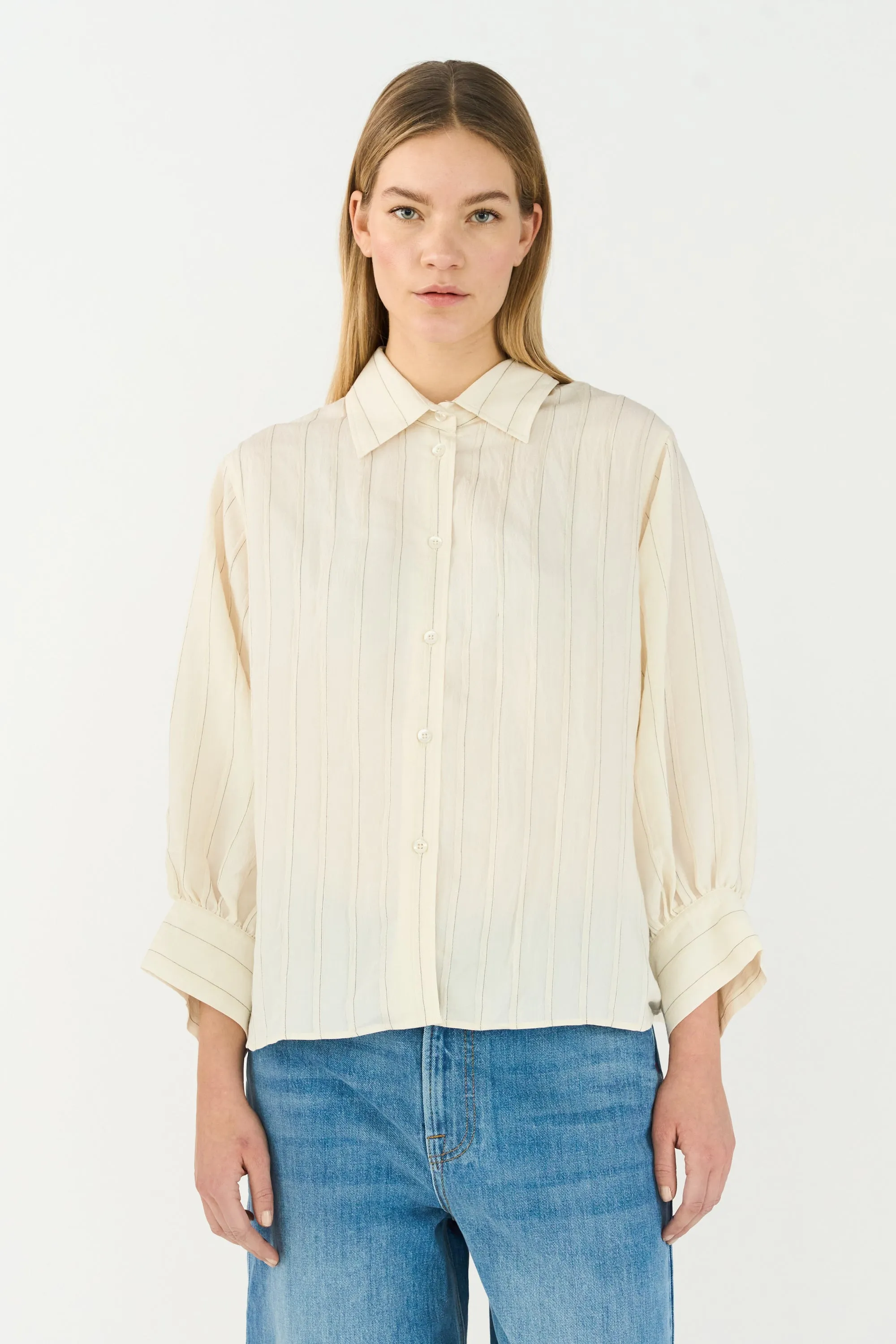 TRW-Missoula Hepburn Shirt - Ecru