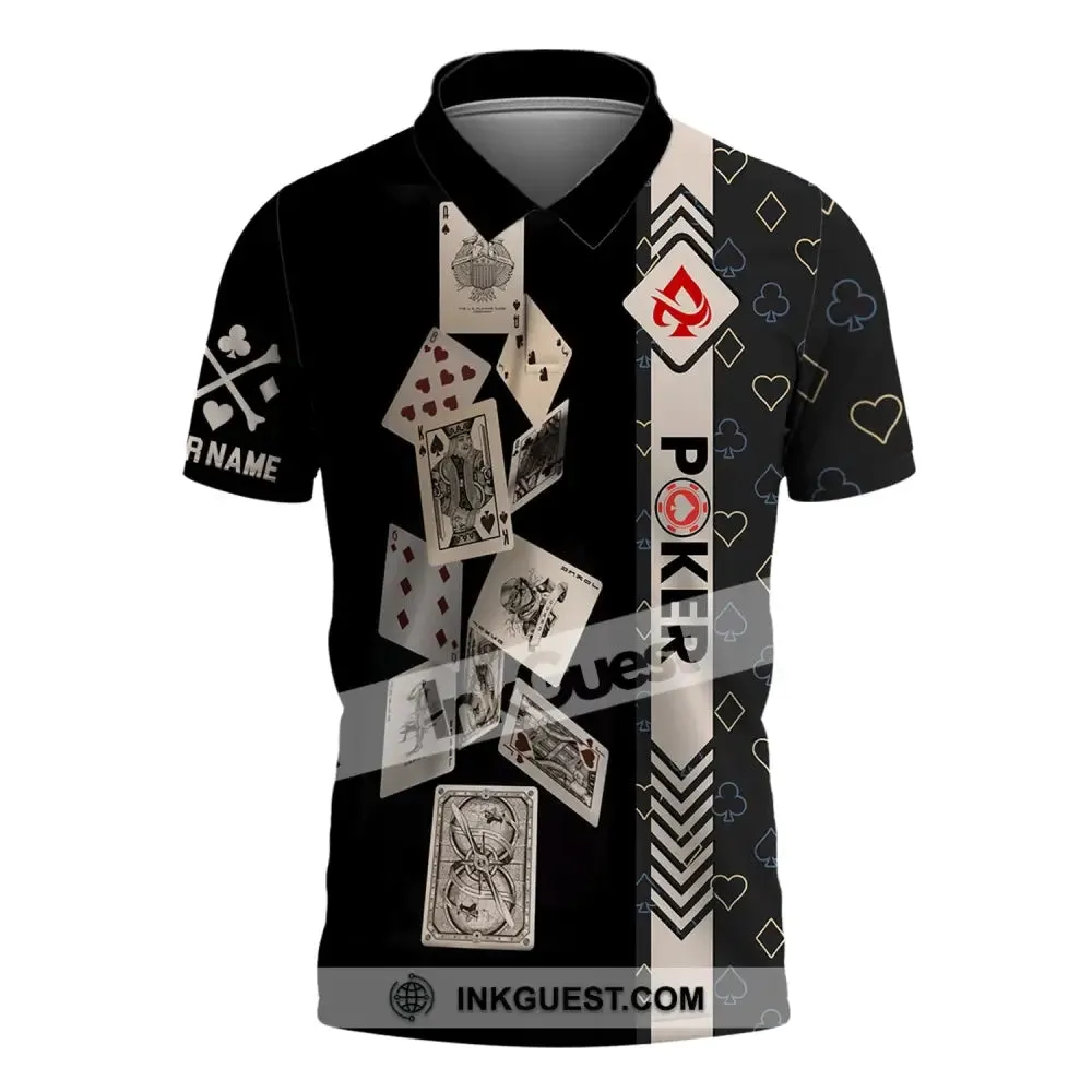 Unisex Shirt, Custom Name Poker Shirt, Poker T-Shirt Hoodie Long Sleeve Shirt, Casino Shirt