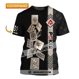 Unisex Shirt, Custom Name Poker Shirt, Poker T-Shirt Hoodie Long Sleeve Shirt, Casino Shirt