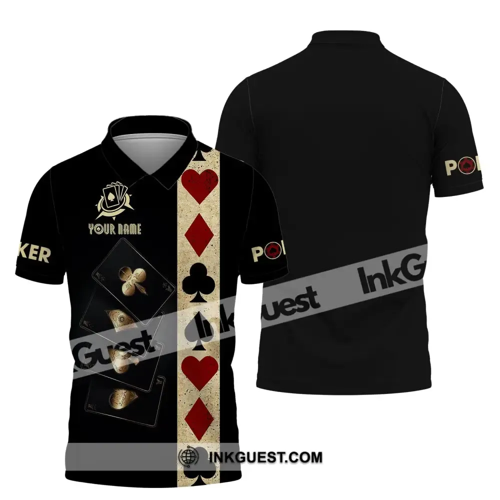 Unisex Shirt, Custom Name Poker T-Shirt, Poker Casino Shirt, Poker Gift