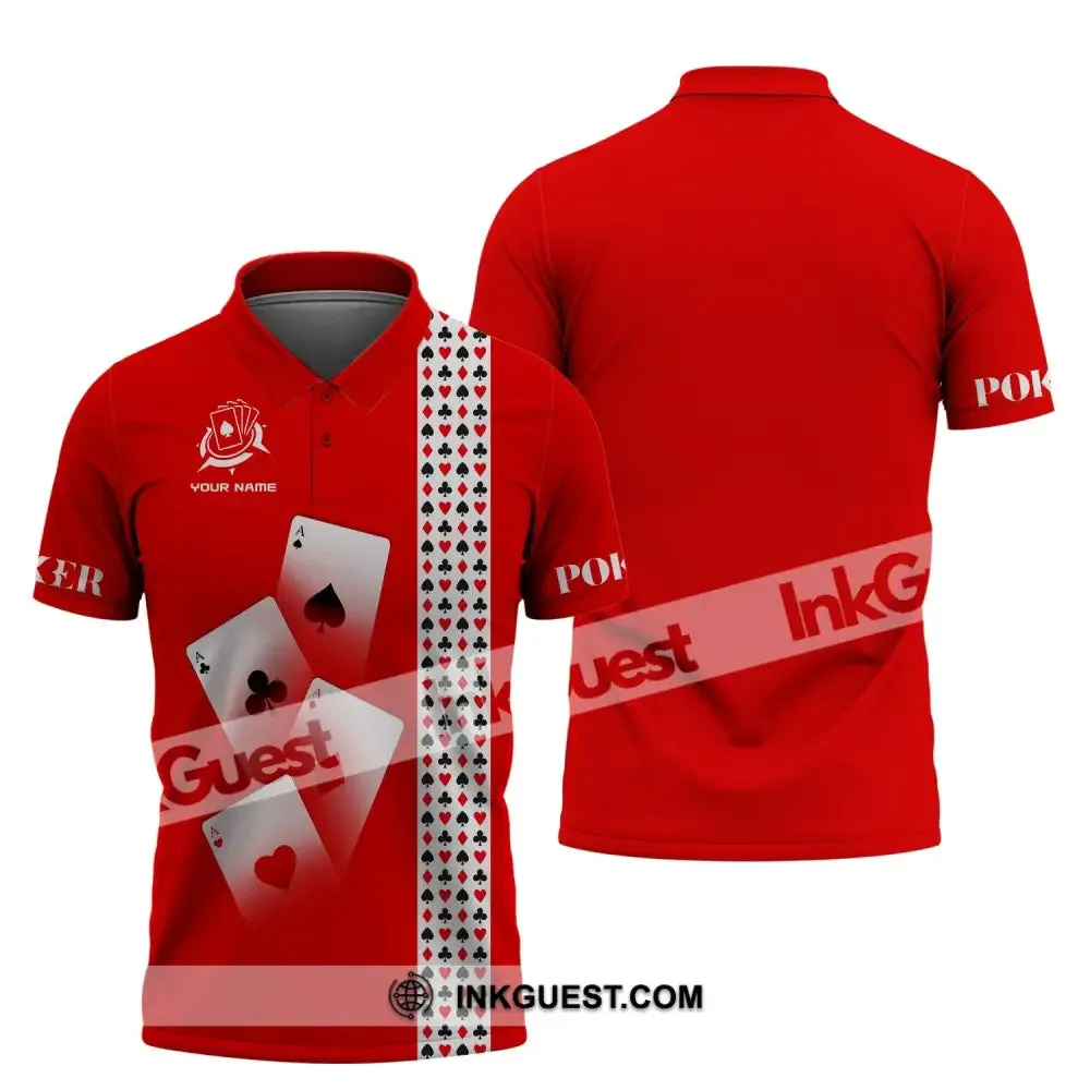 Unisex Shirt, Custom Name Poker T-Shirt, Poker Hoodie, Casino Poker