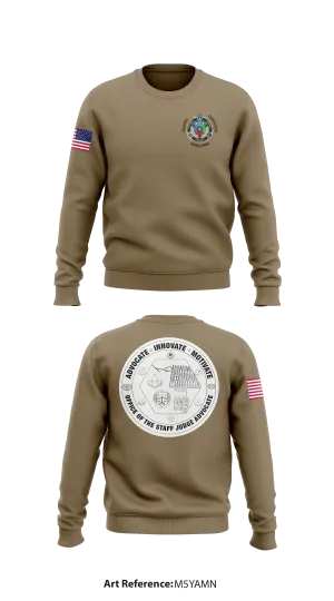 United States Air Force Academy Legal Office Store 1 Core Men's Crewneck Performance Sweatshirt - m5YAmN