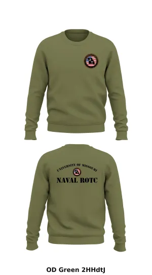 UNIVERISTY OF MISSOURI NAVAL ROTC Store 1 Core Men's Crewneck Performance Sweatshirt - 2HHdtJ