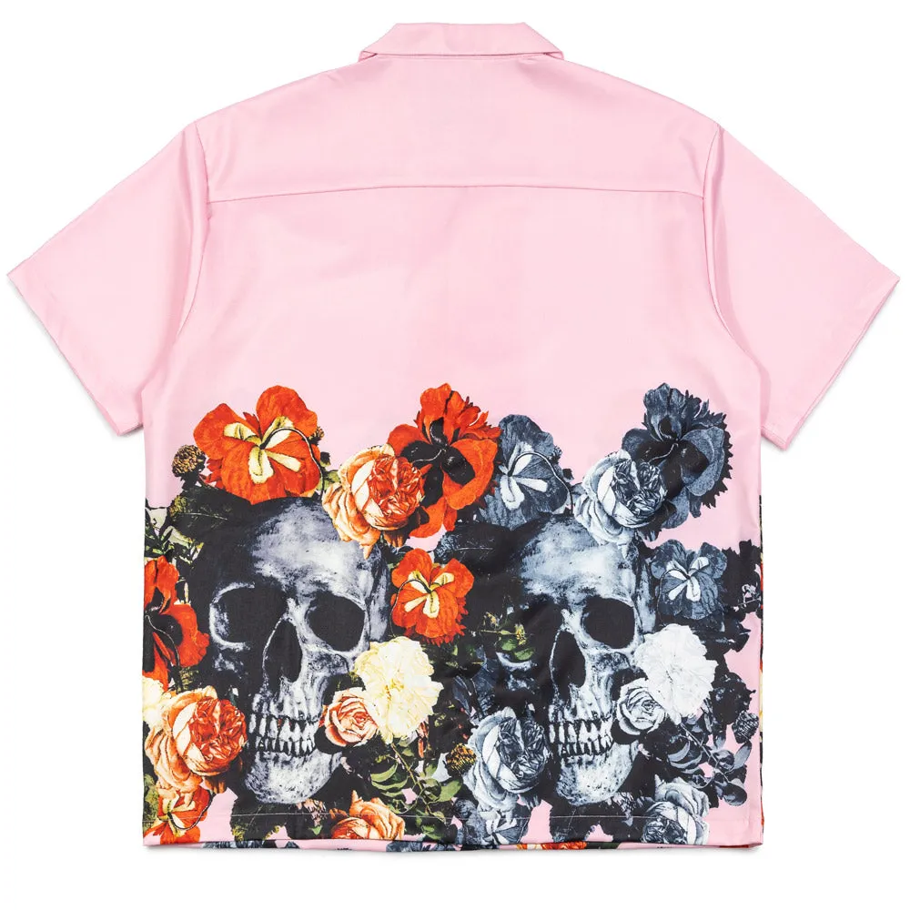 What Will Lasts Skull Shirt | Pink