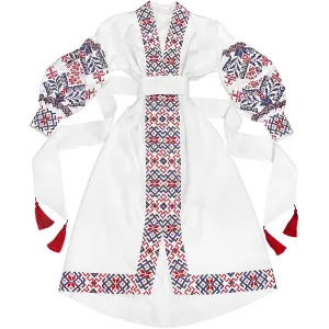 White Boho style Kaftan