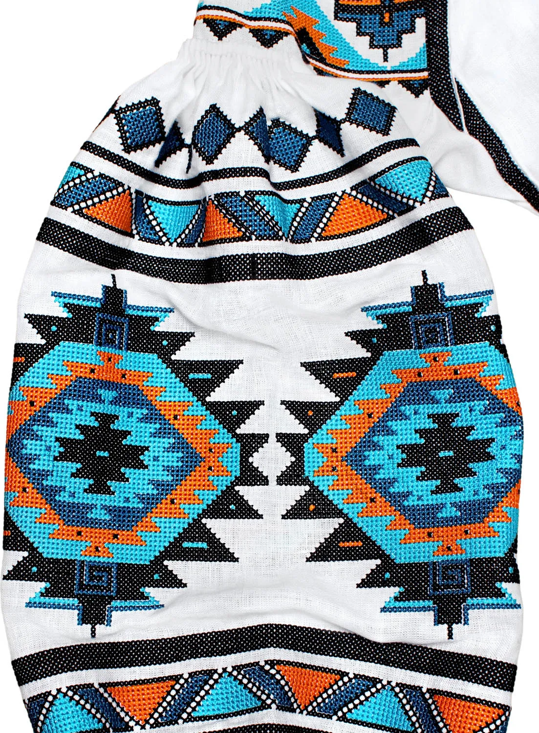 White Kaftan in Bohemian style