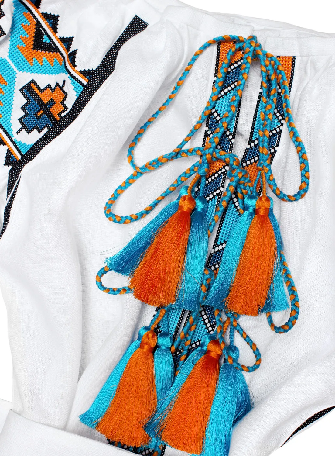 White Kaftan in Bohemian style