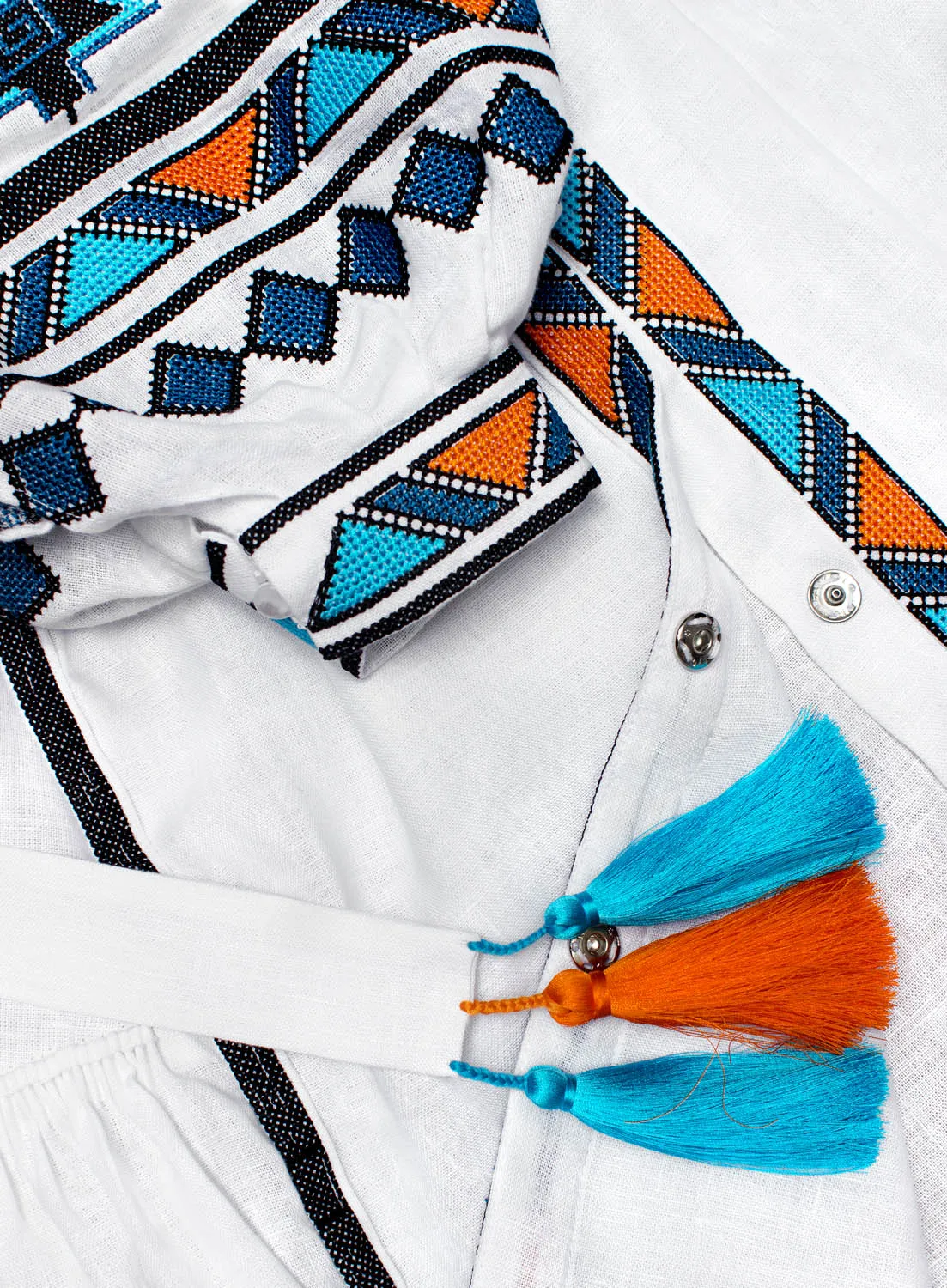 White Kaftan in Bohemian style