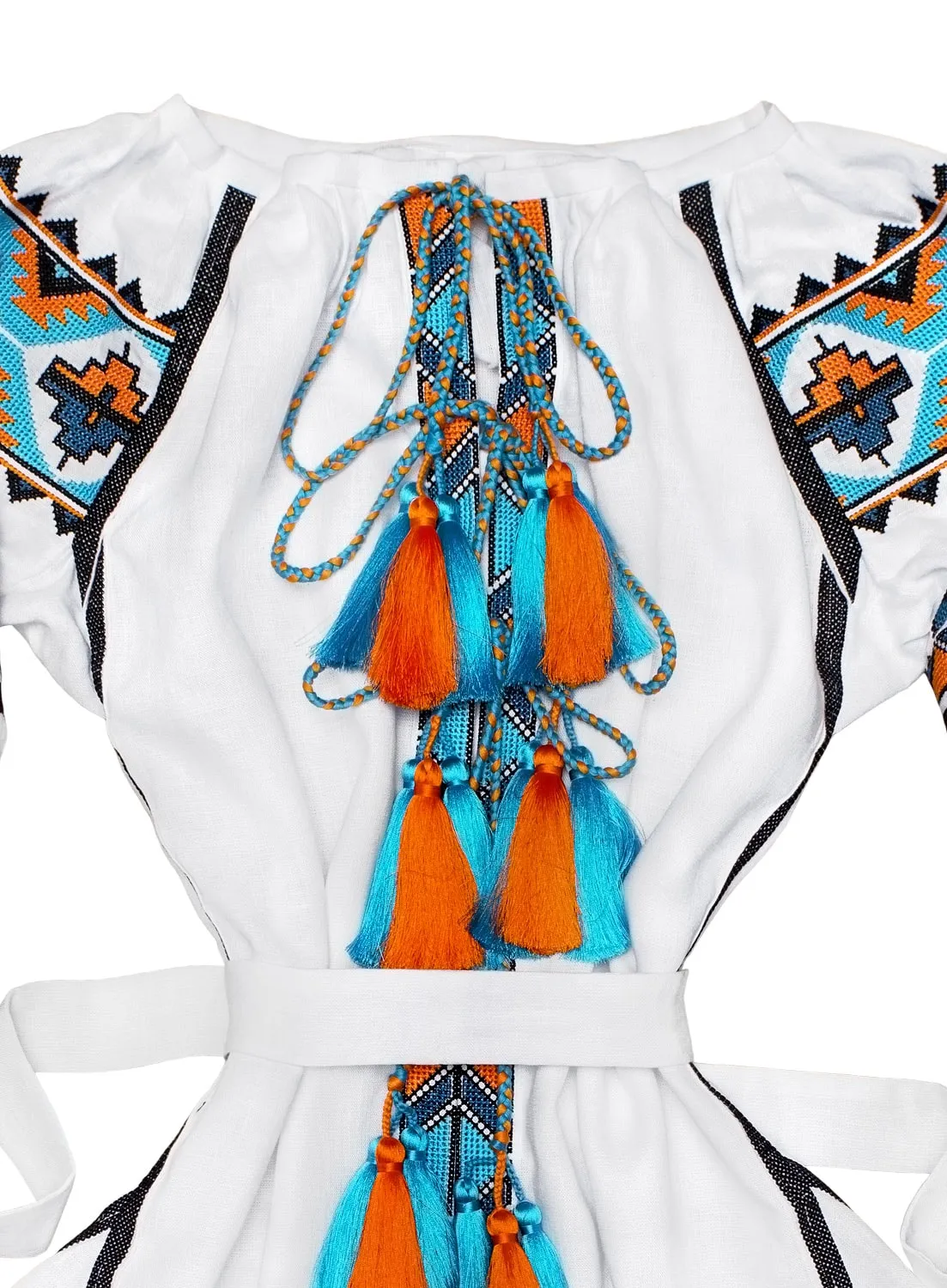 White Kaftan in Bohemian style