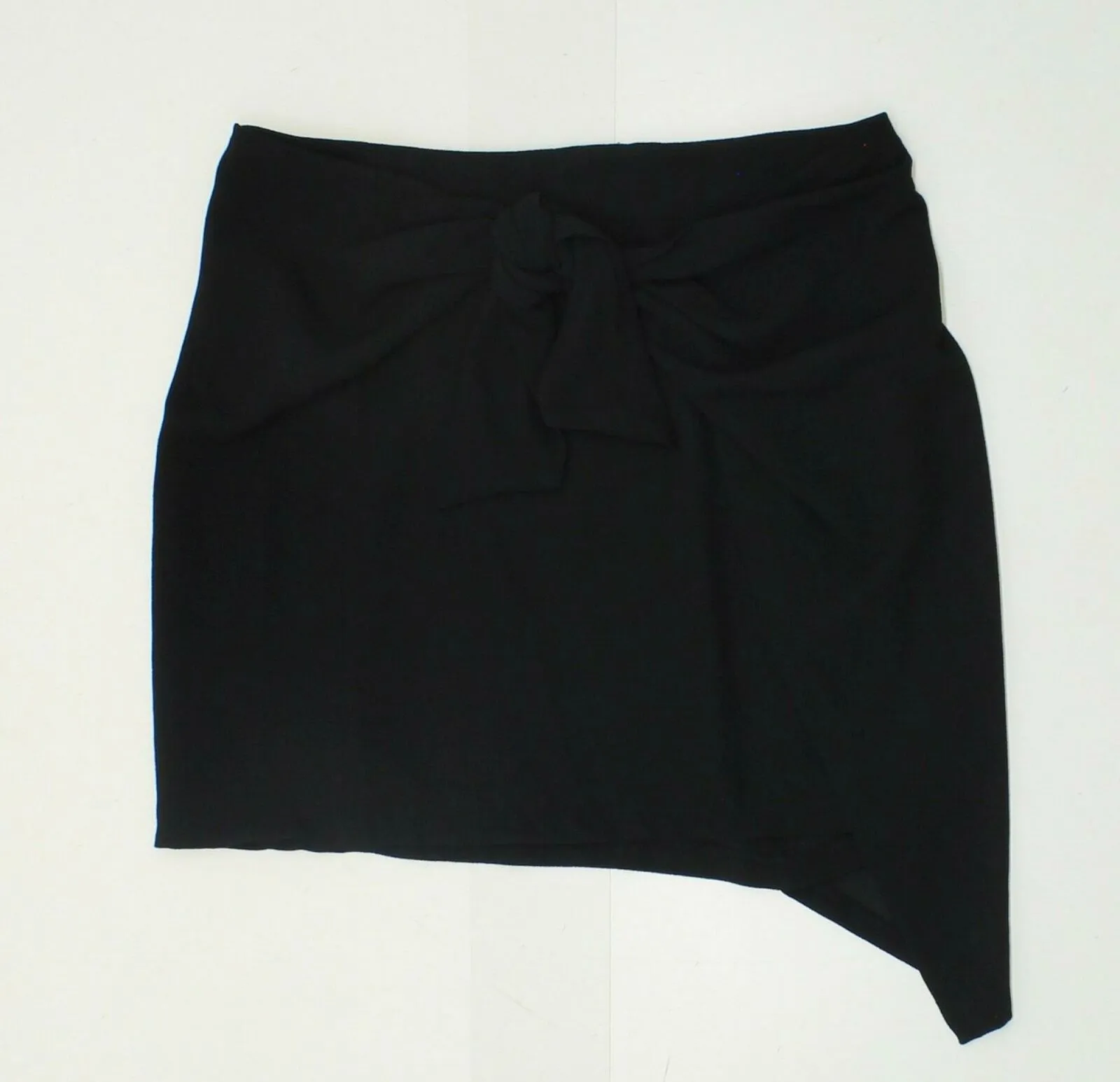 Who What Wear Women's Tie Skirt Black 12
