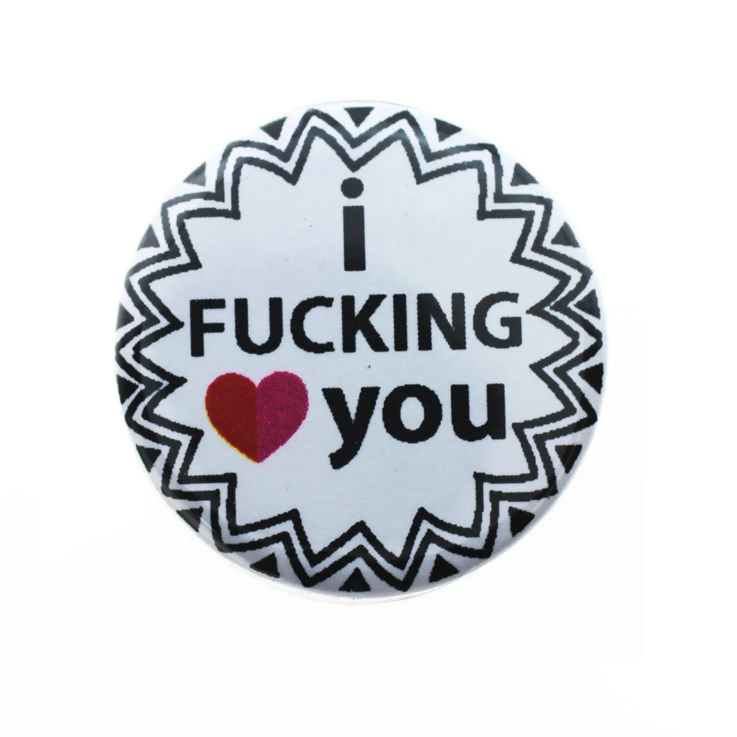 WHOLESALE PIN GREETING CARD - I FUCKING LOVE YOU