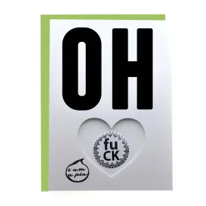 WHOLESALE PIN GREETING CARD - OH