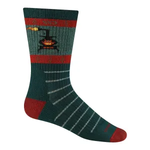 Wide Open Mens Stoked Cushioned Crew Socks