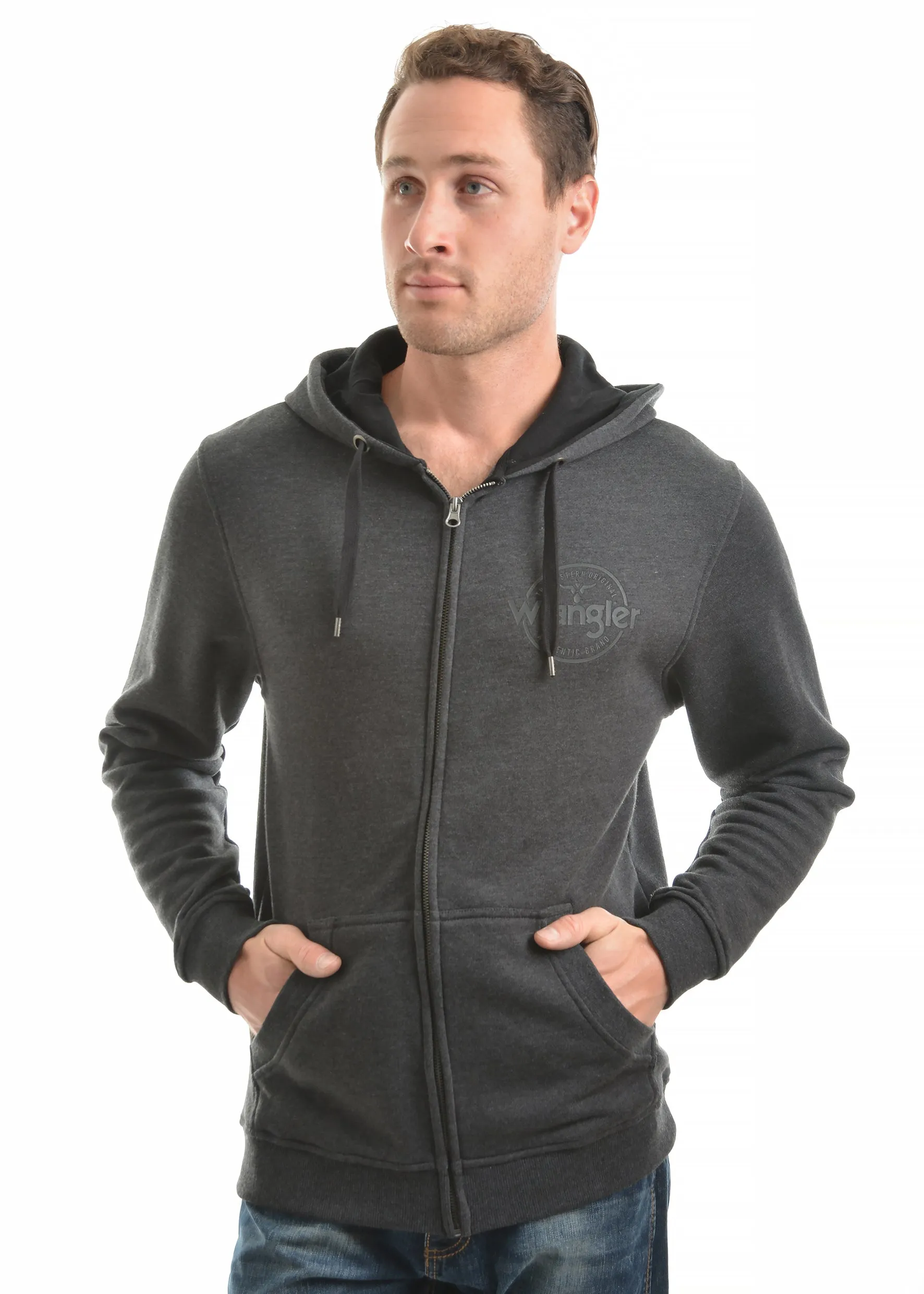 Wrangler Men's Cooper Zip Up Hoodie - 2 Colours