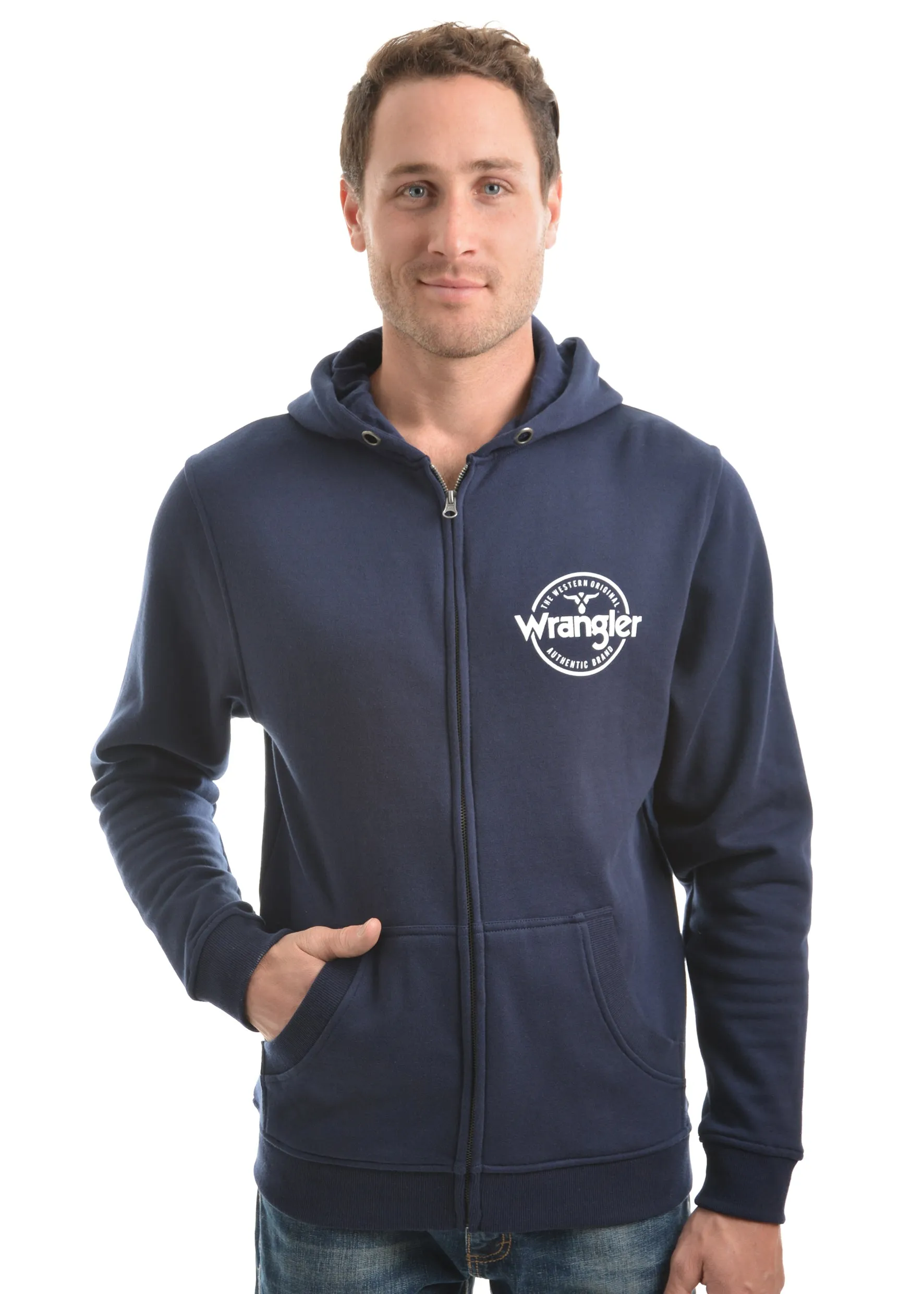 Wrangler Men's Cooper Zip Up Hoodie - 2 Colours