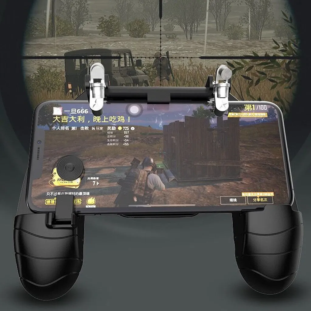 YZ Premiums | Mobile Gamepad w/ Joystick Grip & Trigger